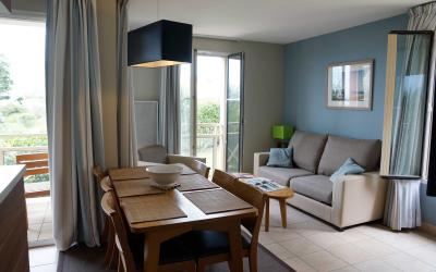 3 room apartment for 6 people facing south
