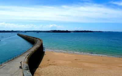 Beach in St-Malo