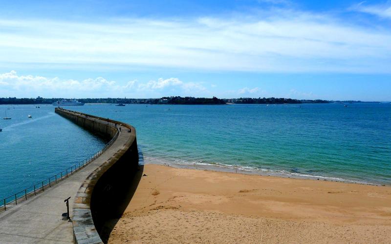 Beach in St-Malo
